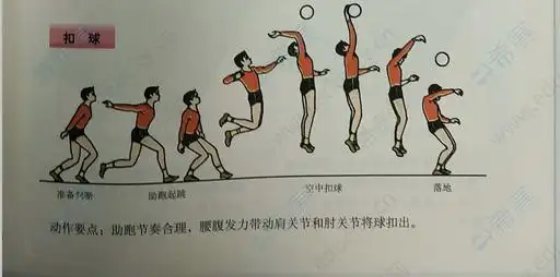 题目:排球扣球技术,乒乓球正手攻球技术一,试讲题目高中体育《排球
