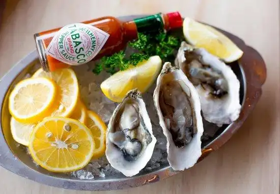 fresh oyster on half shell - picture of swamp, san francisco