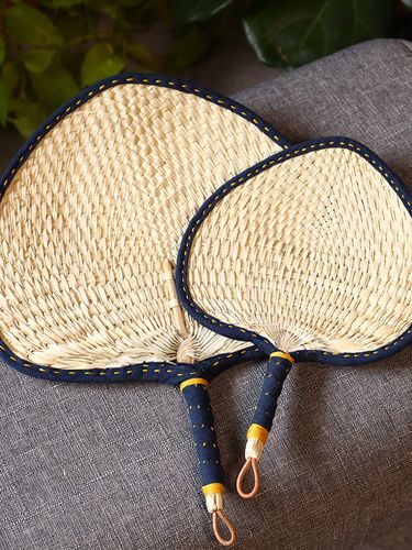 手工编织蒲扇老式包边家用手摇大藤扇夏日纳凉扇子