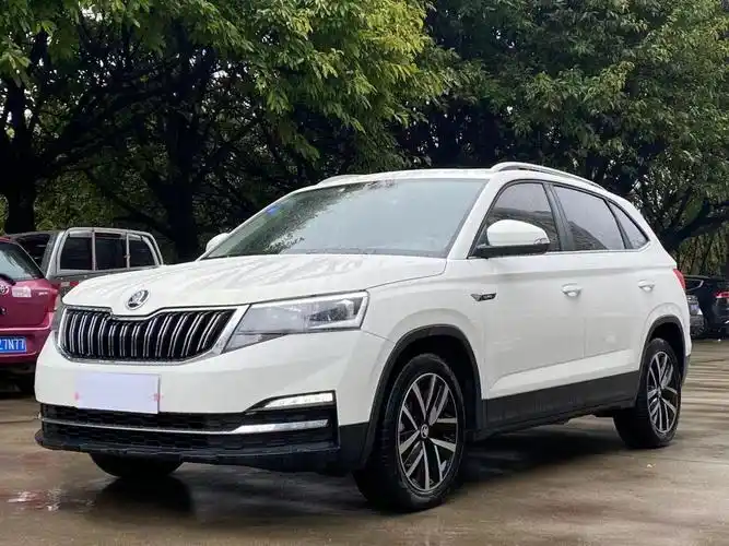 赣州2019年6月斯柯达柯米克2018款15l自动舒适版白色手动挡