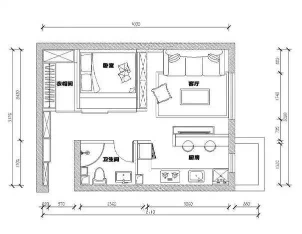 40平米小户型装修效果图欣赏实景拍摄