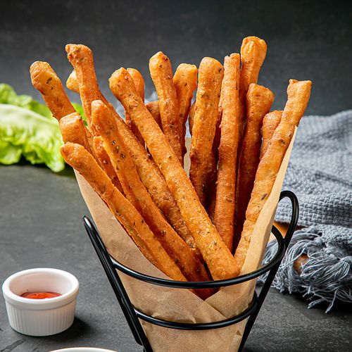 千味央厨茴香小油条240g半成品早餐火锅食材速冻食品油炸小吃