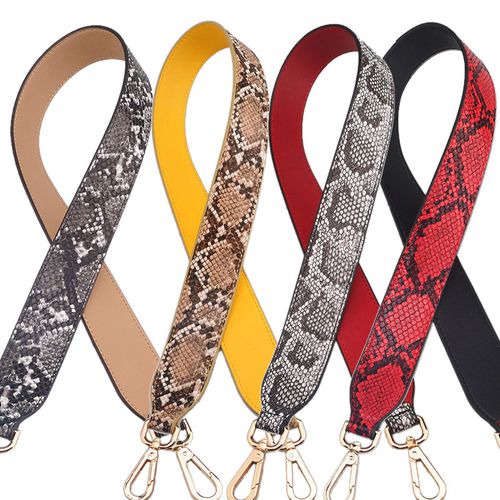 新款蛇纹肩带女背包带子配件带彩色单肩包包90加宽包带strap you