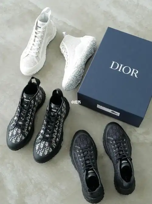 dior高帮oblique印花运动鞋