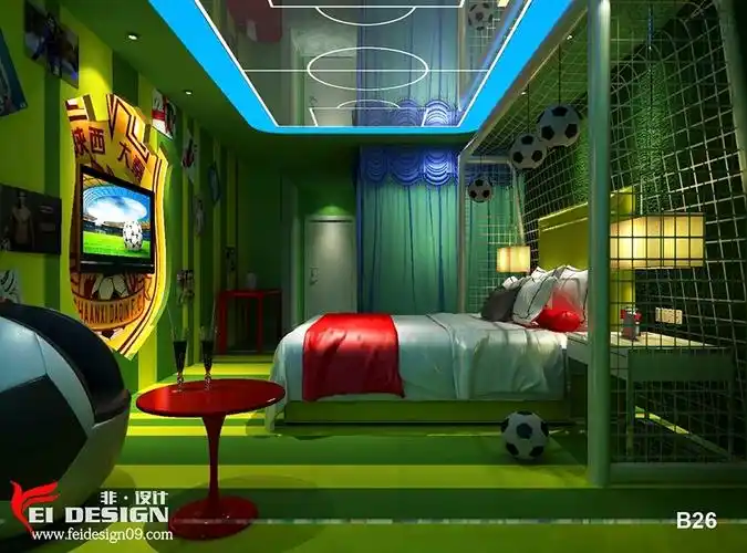 世界杯来袭,来看看那些足球主题房设计