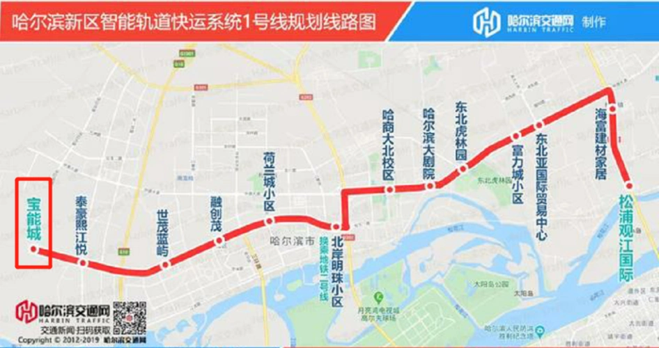 智轨1号线规划示意图近日,松北新区好消息不断传来,新增公园3处