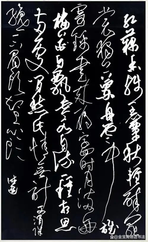 张德进硬笔书法——草书