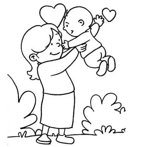 简笔画感恩父母贺卡 简笔画感恩贺卡