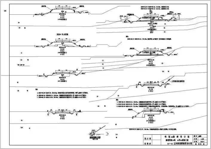 某国家重点高度公路路基横断面