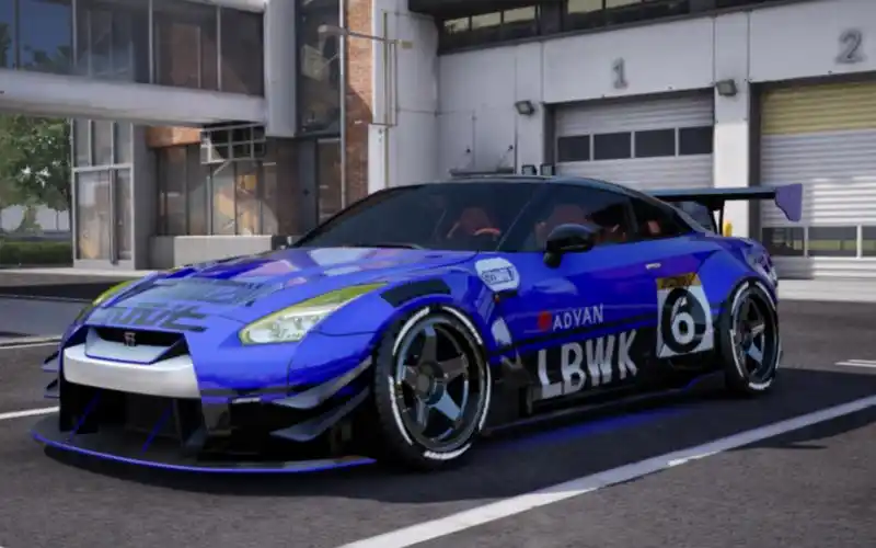 【巅峰极速】日产gtrr35涂装方案分享『蓝色剪影』