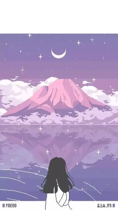 黑色壁纸 渐变纯色/手绘壁纸/聊天背景/小清新ins/油画插画/锁屏壁纸