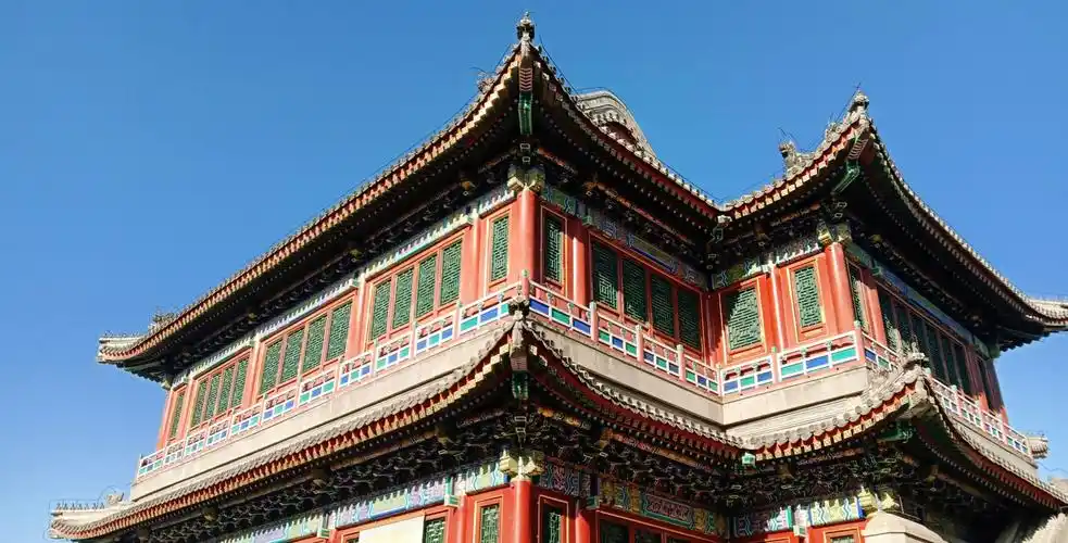 德和园大戏楼中国现存最大的古戏台_高清图集_新浪网