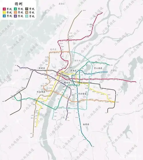 预测南昌轨道交通三期规划方案|6号线|地铁|里程_网易订阅