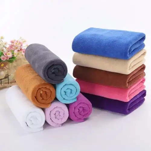 10条装超吸水毛巾理发店美容院包头巾加厚不掉毛速干毛巾定制logo