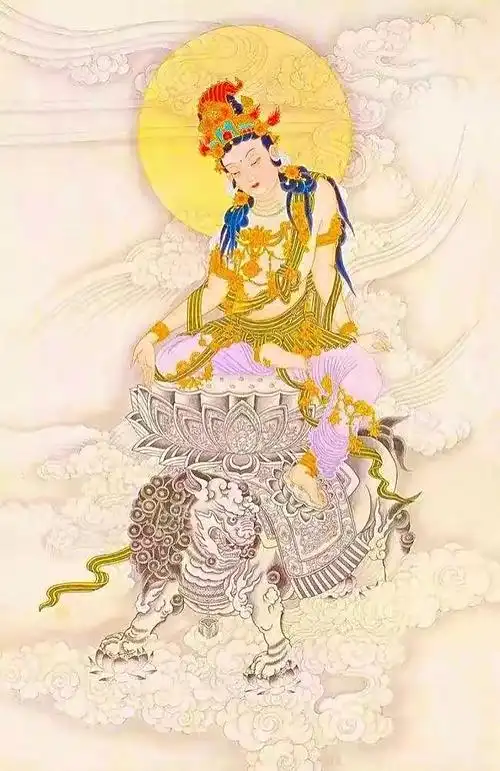 农历四月初四,文殊菩萨圣诞日, 祈愿大众福慧增长,智慧广开