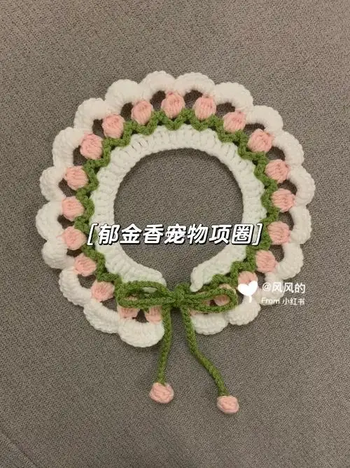 郁金香宠物项圈附图解