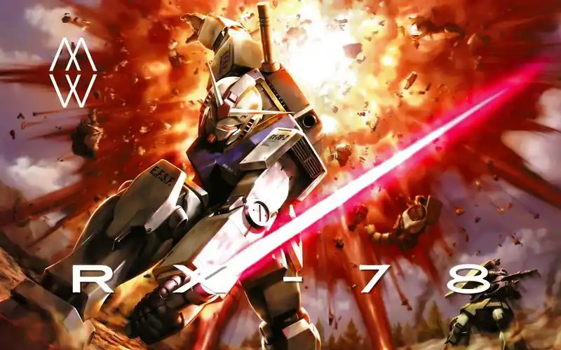 高达混剪4k高燃元祖高达屹立于大地之上