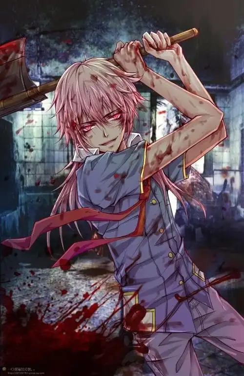 有动漫的血腥图片吗,男的,只要带血就可以