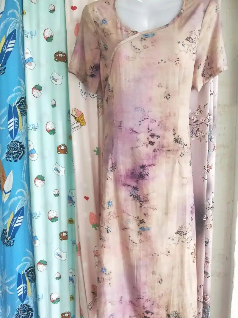 柔软舒适的棉绸衣爆款连衣裙纯手工定制