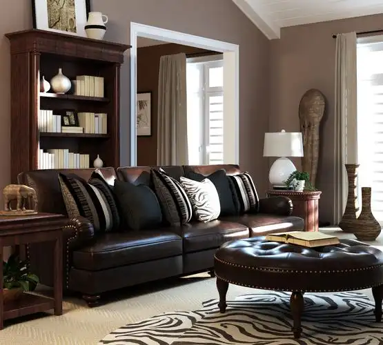 现代新美式客厅效果图美在优雅里