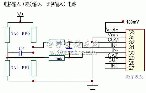 数字万用表 - 数字电压表icl7106/7107的应用 - 设计测试 - 电子发烧