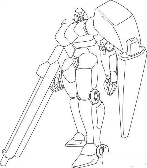 变形金刚威震天简笔画图片