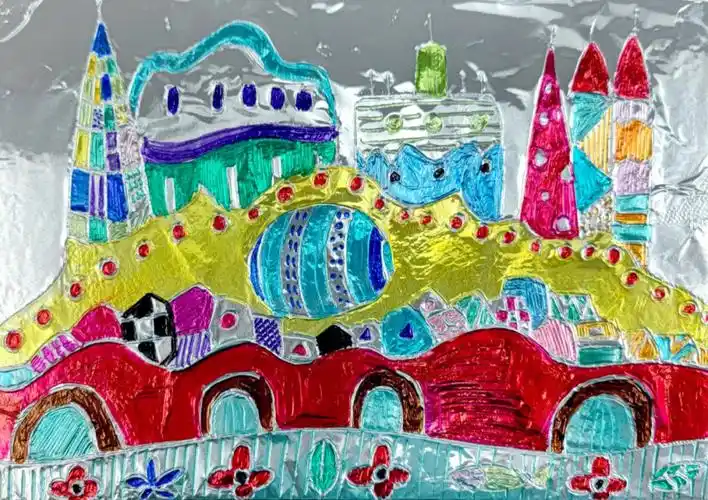 高迪的魔法城堡锡纸画