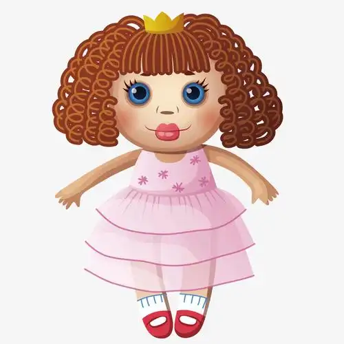 可爱洋娃娃玩具