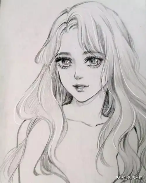 素描图片大全卡通人物(哇哦) - 赤虎壹号