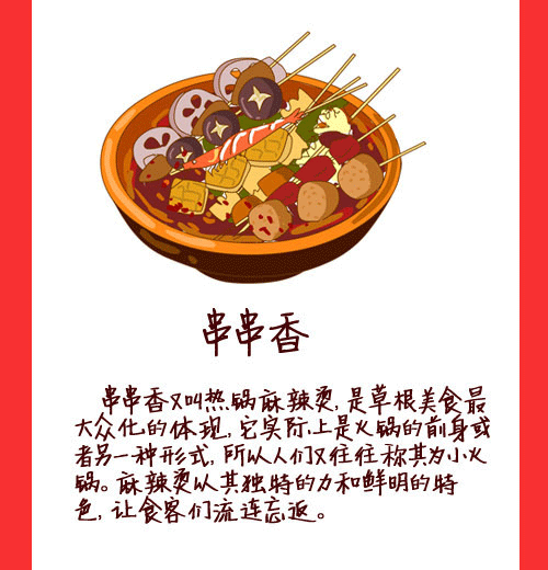 手绘重庆美食,带你吃遍重庆