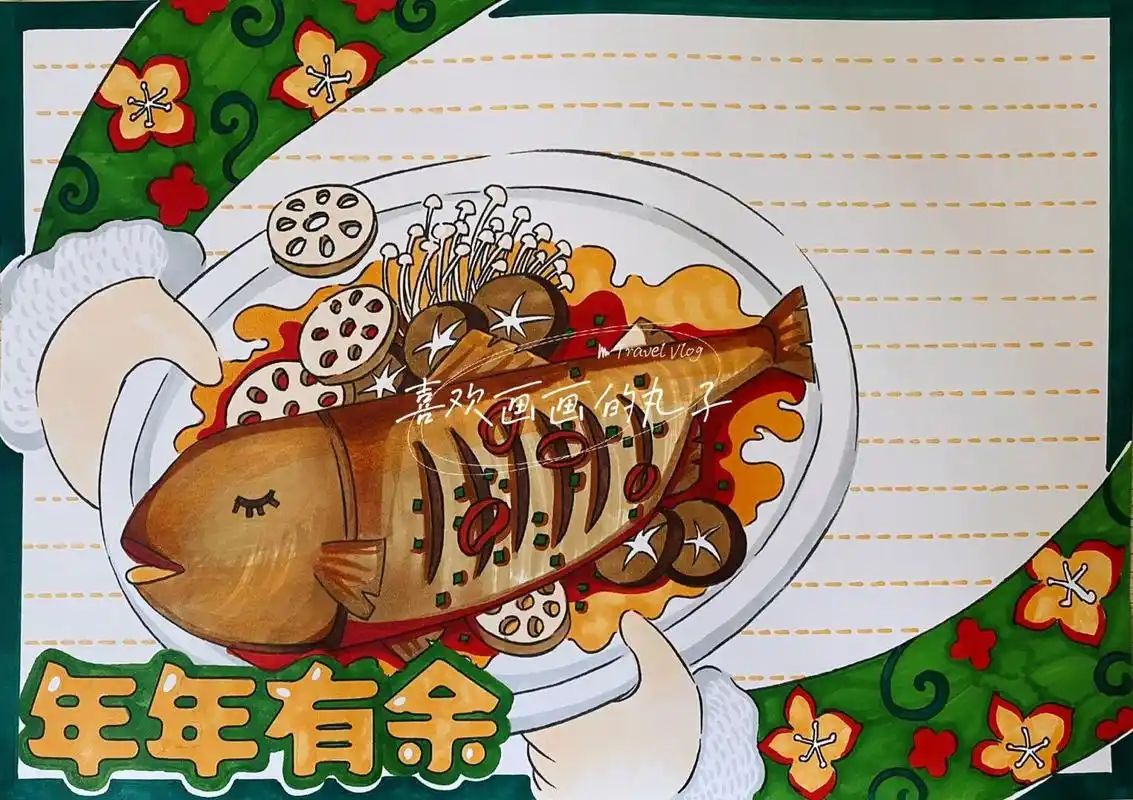 【元旦/新年】手抄报|95丸子原创(标题可换) 主页有20077款【原创