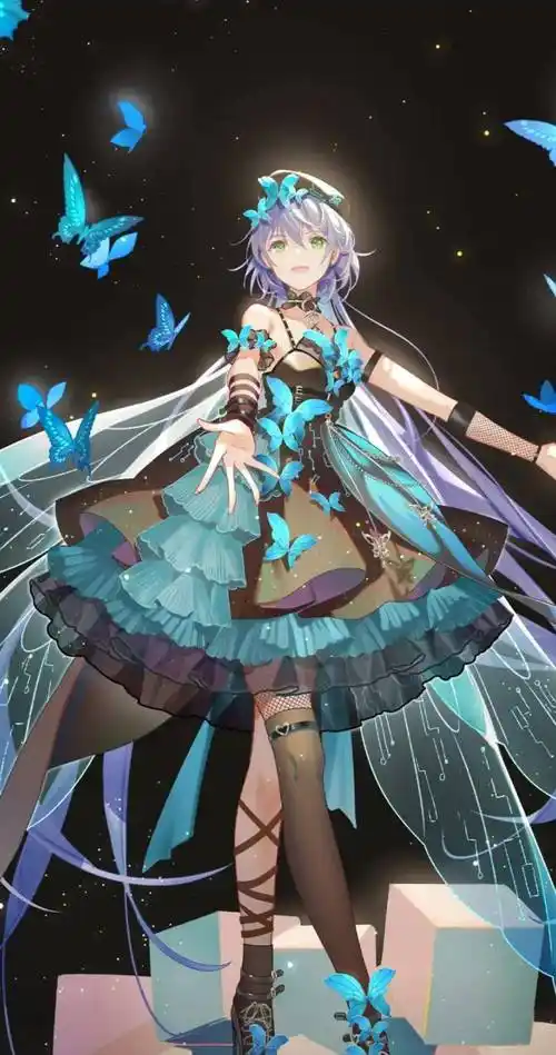 《洛天依》壁纸赏析:缘起的一眼,定格了三生千年_版权_留言_万叶