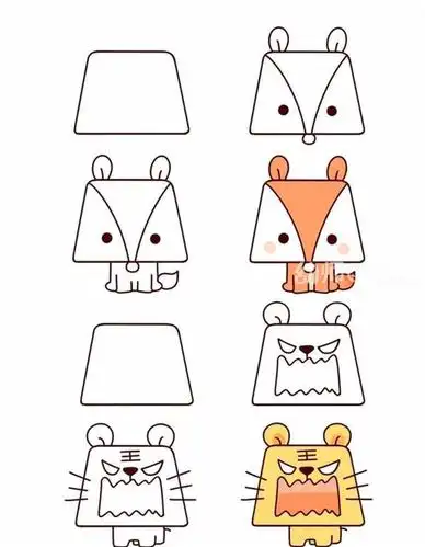 其它 聪明宝贝就是我(ω)——中三班 写美篇活动名称:《为梯形添画》