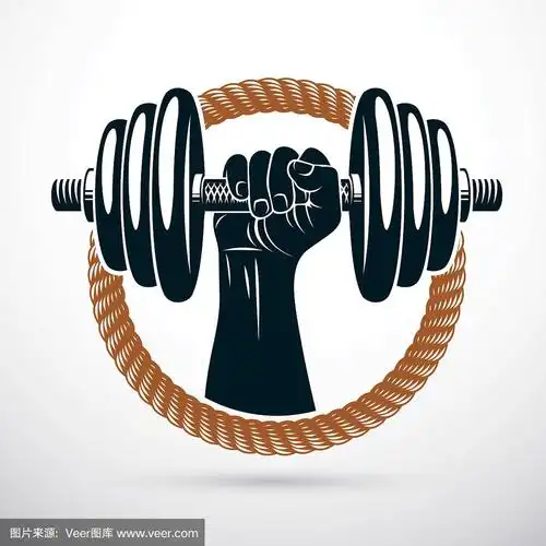 绘画插图,运动,哑铃,矢量,手臂