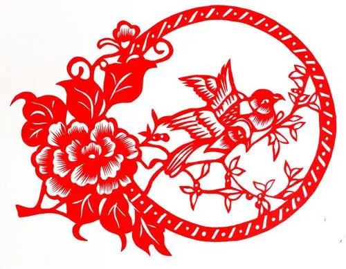 长治第二届剪纸大赛作品展—百福迎春(01)