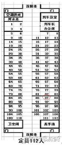 t136次列车16号车87号靠窗户不