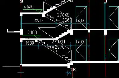 cad天正画图需要用天正cad10画一个楼梯详图能帮忙画的q807798234我发