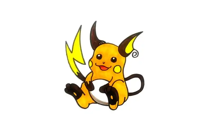 雷丘王简笔画教程