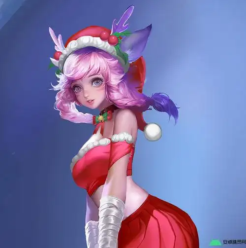 《王者荣耀》女英雄瑶圣诞装无遮挡无爱心高清图