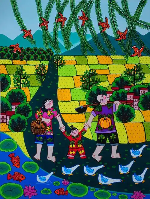 龙门农民画网上展厅