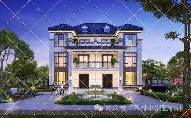 138套最新爆款三层兄弟双拼别墅,2024年新款三层农村兄弟双拼自建房