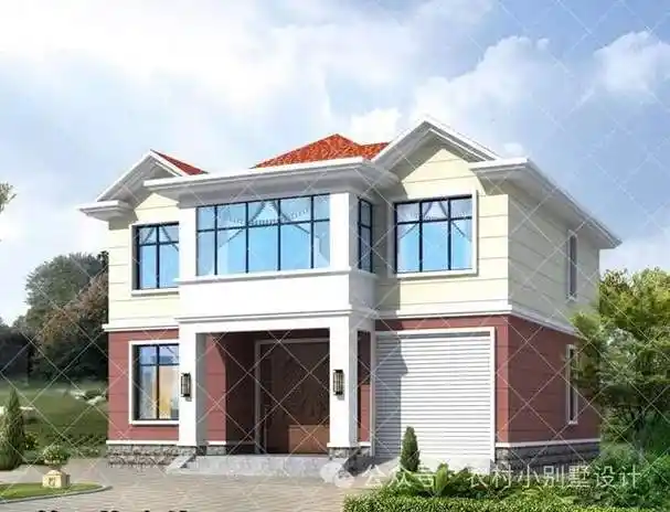 新款100平二层农村小户型别墅推荐,造价16-22万,精选30款随你挑_房子