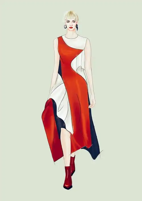 服装设计稿|服装|休闲/流行服饰|脖子以下都是腿_原创作品-站酷zcool