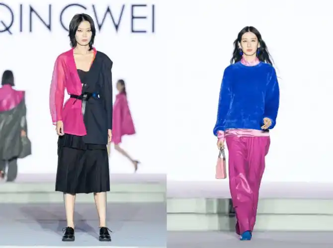 上工富怡2021天津时装周在水幕大秀中圆满闭幕