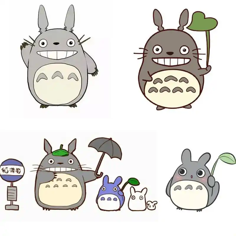 【简笔画】龙猫,宫崎骏龙猫