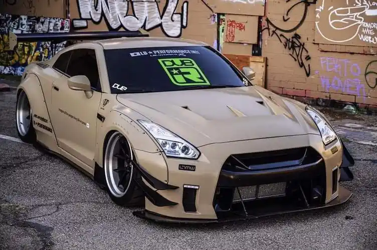 lbwk日产gtr改装,这也太帅了