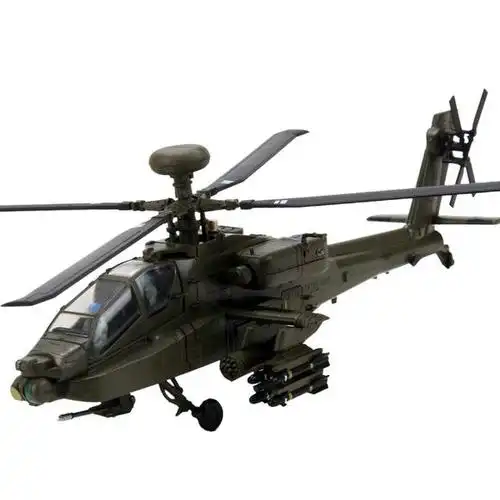 特尔博1:72阿帕奇美式先进武装直升机ah-64d飞机模型丨合金仿真军事