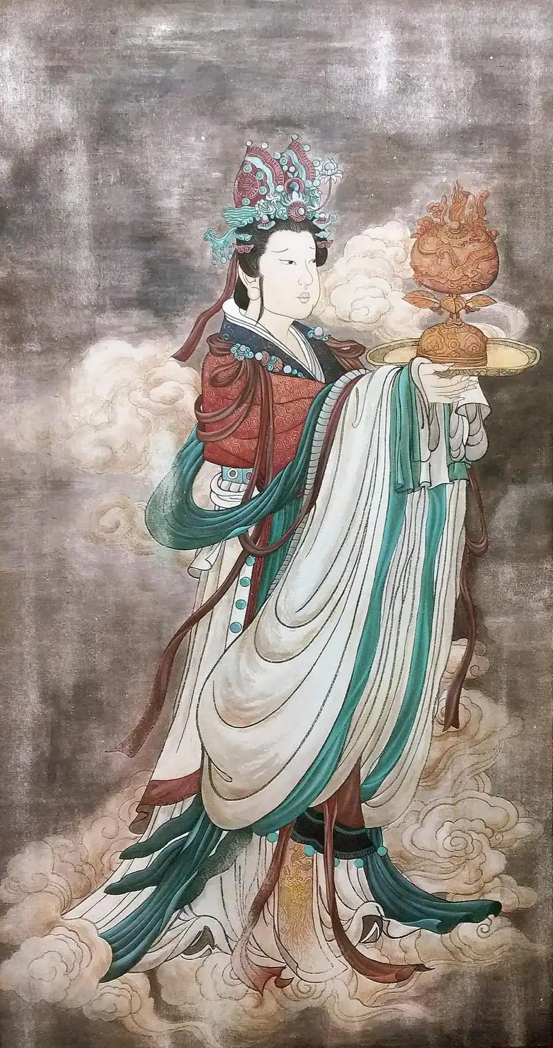 永乐宫壁画(上色)