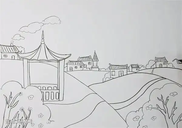 小学无题古诗配画