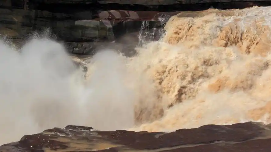 中国黄河壶口瀑布宽屏电脑壁纸高清大图预览1920x1080_风景壁纸下载